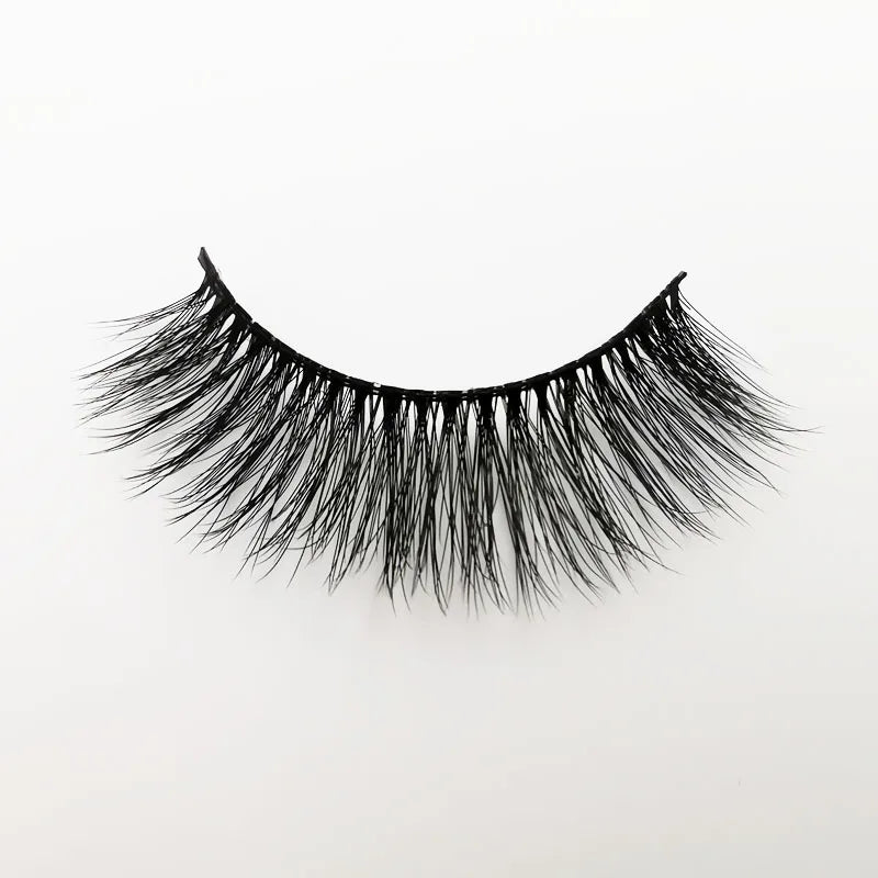 SHIDISHANGPIN 3 pairs 27 styles 3D Faux Mink Hair Soft False Eyelashes Fluffy Wispy Thick Fake Lash Handmade Eyelash Eye Makeup
