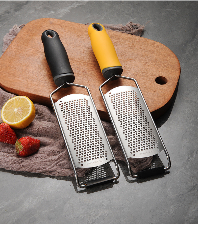Stainless Steel Cheese Grater Lemon Zester Citrus Ginger Garlic Peeler Slicer Chocolate Grater Kitchen Fruit Vegetable Chopper