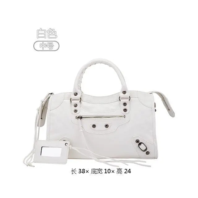 2026 Autumn and Winter Handbag Crossbody Large Capacity City Motorcycle Shoulder Bag Tote Bag for Women Luxury Designer