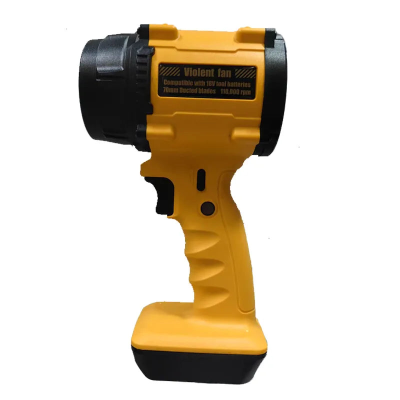 High-Power Violent Fan Air Blower Turbo Jet Fan Thrust Leaf Duster Handheld Power Tools For DeWALT 20V 18V Battery（No Battery）