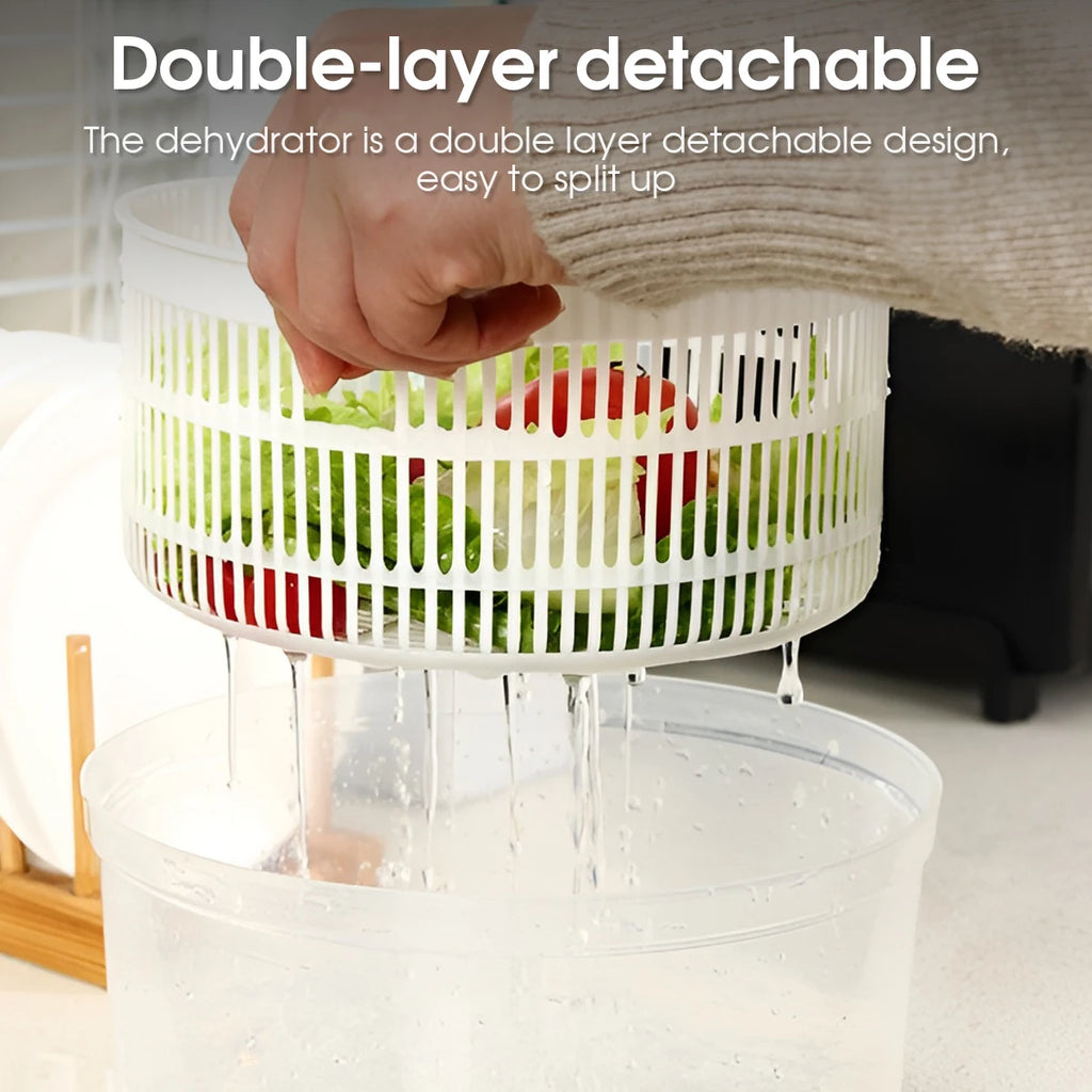 Home Vegetable Dehydrator Two-in-One Dehydrator and Cutter with Drain Basket Fruit Dehydration Basket Kitchen Gadget Home Use