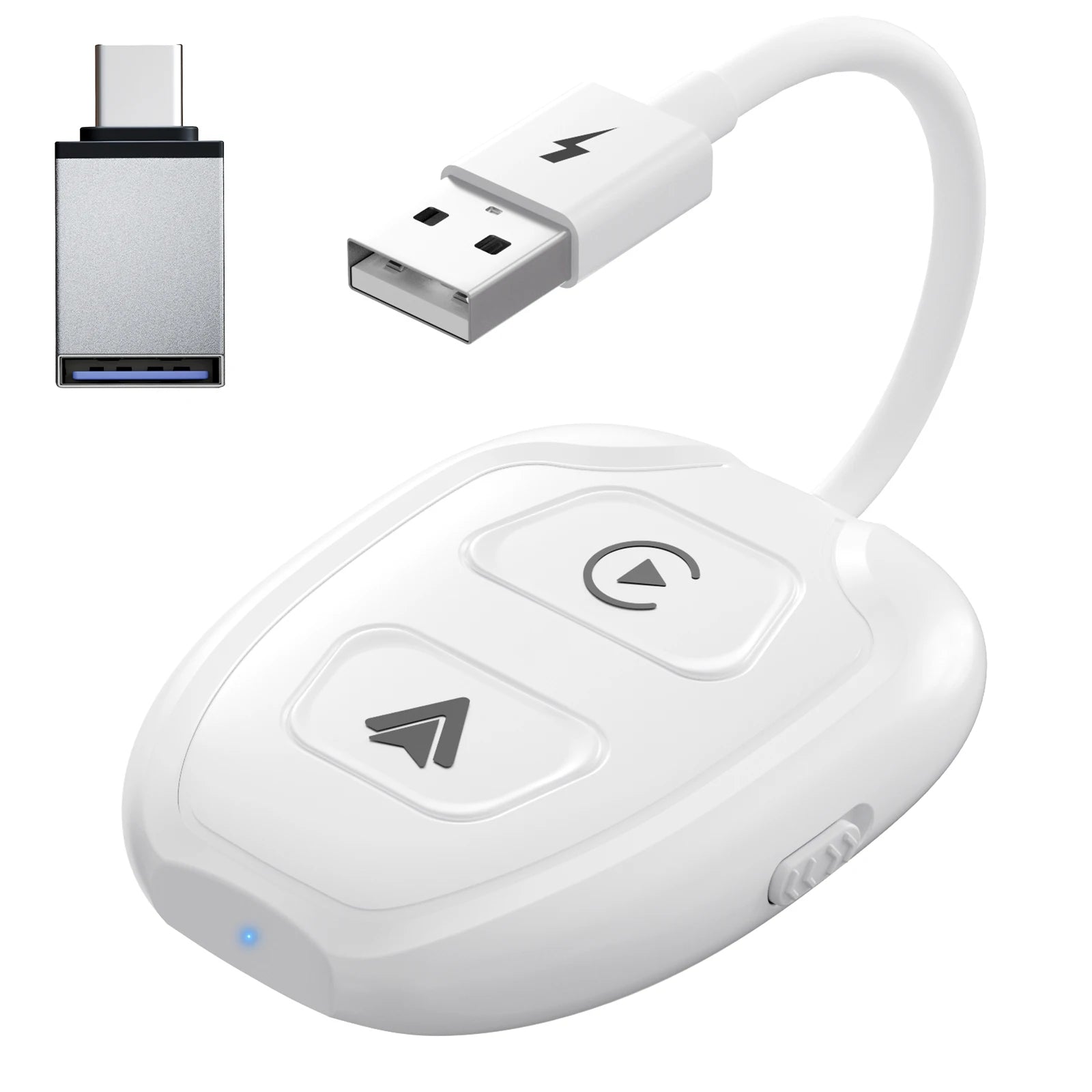 Wireless Android Auto Adapter for Wired Android Auto Car & Android Phones, Android Auto Dongle Convert Factory Wired to Wireless