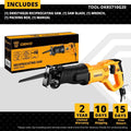DEKO NEW DKRS710G20 710W Electric Saw Reciprocating Saw with Saw Blades Jigsaw Chainsaw Tools for Wood DIY Electric Tools