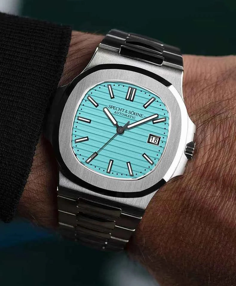 2025 New Specht Sohne Men's Automatic Mechanical Watches  Sapphire Crystal Stainless Steel 50m Waterproof 5711 Watch For Men