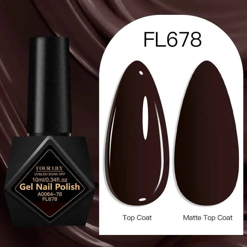 10ml Gel Nail Polish 162 Colors Nail Supplies Vernis Semi Permanent Nail Art Manicure Soak Off LED UV Gel Nail Varnishes Summer