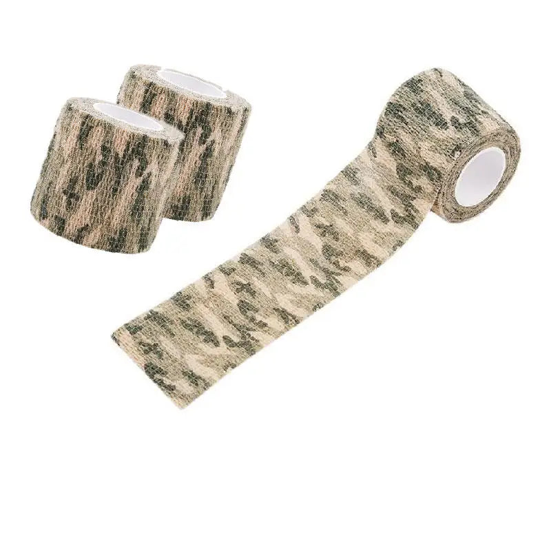 1pc Camouflage Invisible Tape Camo Form Reusable Self Cling Camo Hunting Rifle Fabric Tape Wrap Outdoor Camping Accessories