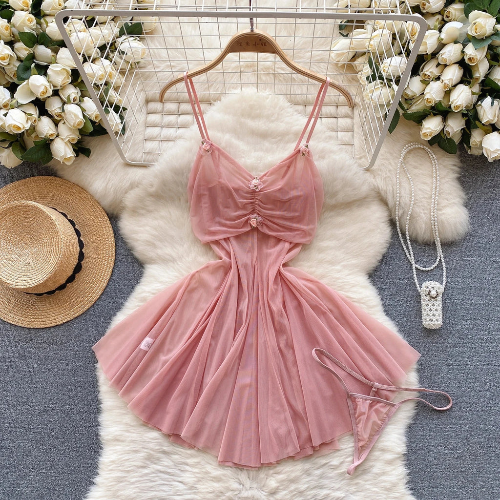 Girls Sexy Cute Japanese JK Uniform  Mini Checkered Strap Skirt Off Shoulder High Waist Elastic Cosplay Dress Hot Sweet Pajama