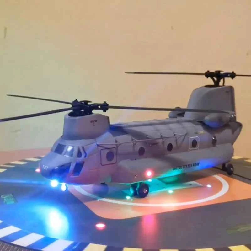 RC Helicopter Light Set Remote Control Chinook Ch47 Aircraft Model Strobe Light LED Atmosphere Decorative Light Modification DIY