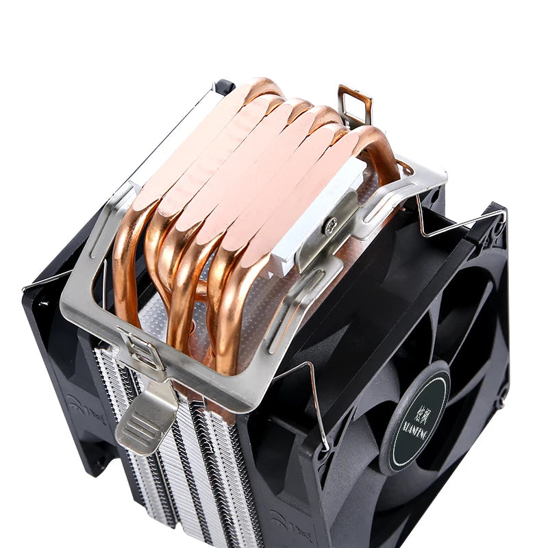 CPU Efficient Cooler Fan 90mm 4pin/PWM PC Tower Type Radiator 2/4/6 Heat Pipe Install LGA2011 X79 X99 115x 1200 1700 AMD AM3 AM4