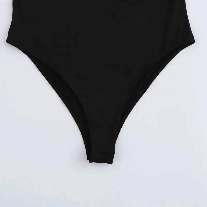 MUJER Black Bustier Bodys for Women Sexy Extreme Bodysuit Women Long Sleeve Bodysuits Woman One Pieces Summer Tops Woman 2025