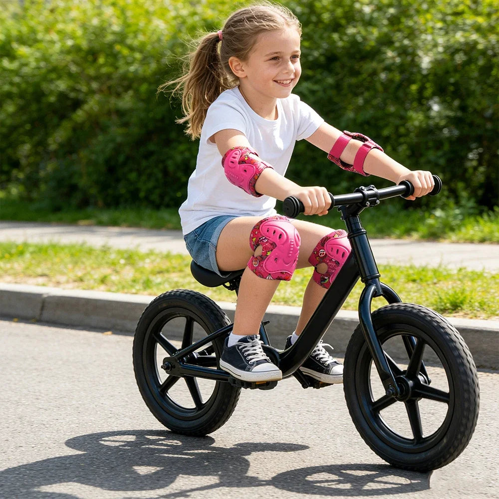 Kids 3-12 Years Knee Pad Elbow Pads Guards Protective Gear Set for Roller Skates Cycling Skateboard Inline Skatings Scooter