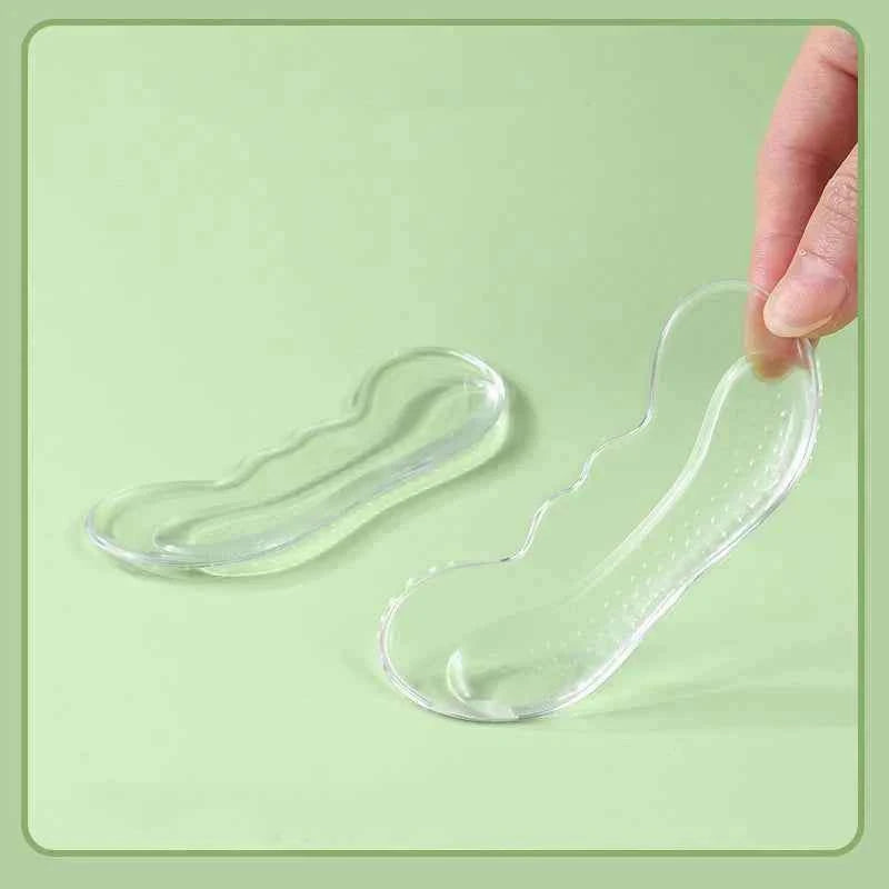 Silicone Heel Protectors High Heels Heel Stickers Adjustable Size Adhesive Anti-slip Insoles Pain Relief Foot Care Products