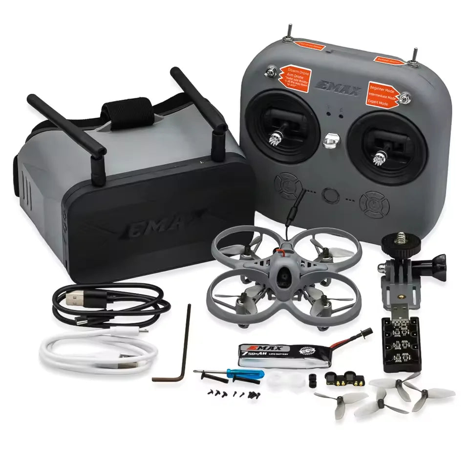 Emax USA Official Tinyhawk Lite BNF RTF FPV Racing Drone 75mm 0806 Motor Nano 3 Camera 25mW/100mW/400mW RC Quadcopter 2.4G ELRS
