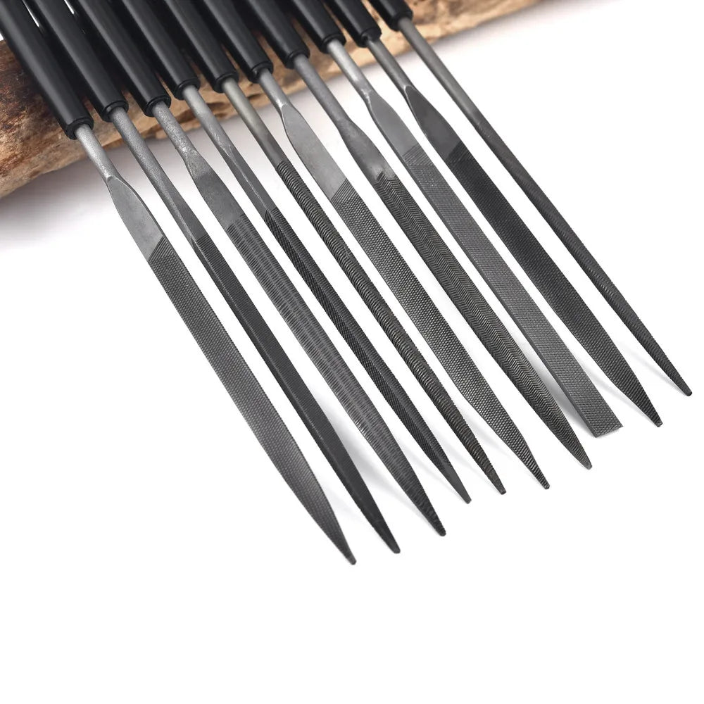 Metal File Set File Metal Polishing Manual File Tool Steel Files Metal Glass Stone Wood Carving Hand Epoxy Resin Mold DIY Tool