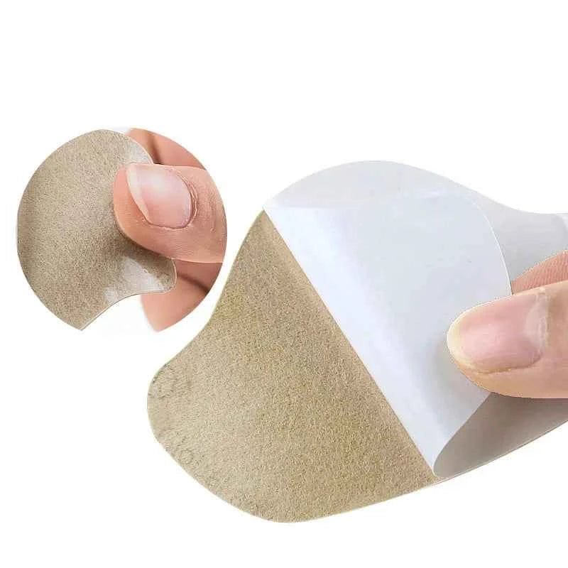 4Pcs Sneaker Heel Repair Pad Adjustable Size Wear-resistant Footbed Invisible Heel Repair Pad Repair Shoe Hole Pad Back Sticker