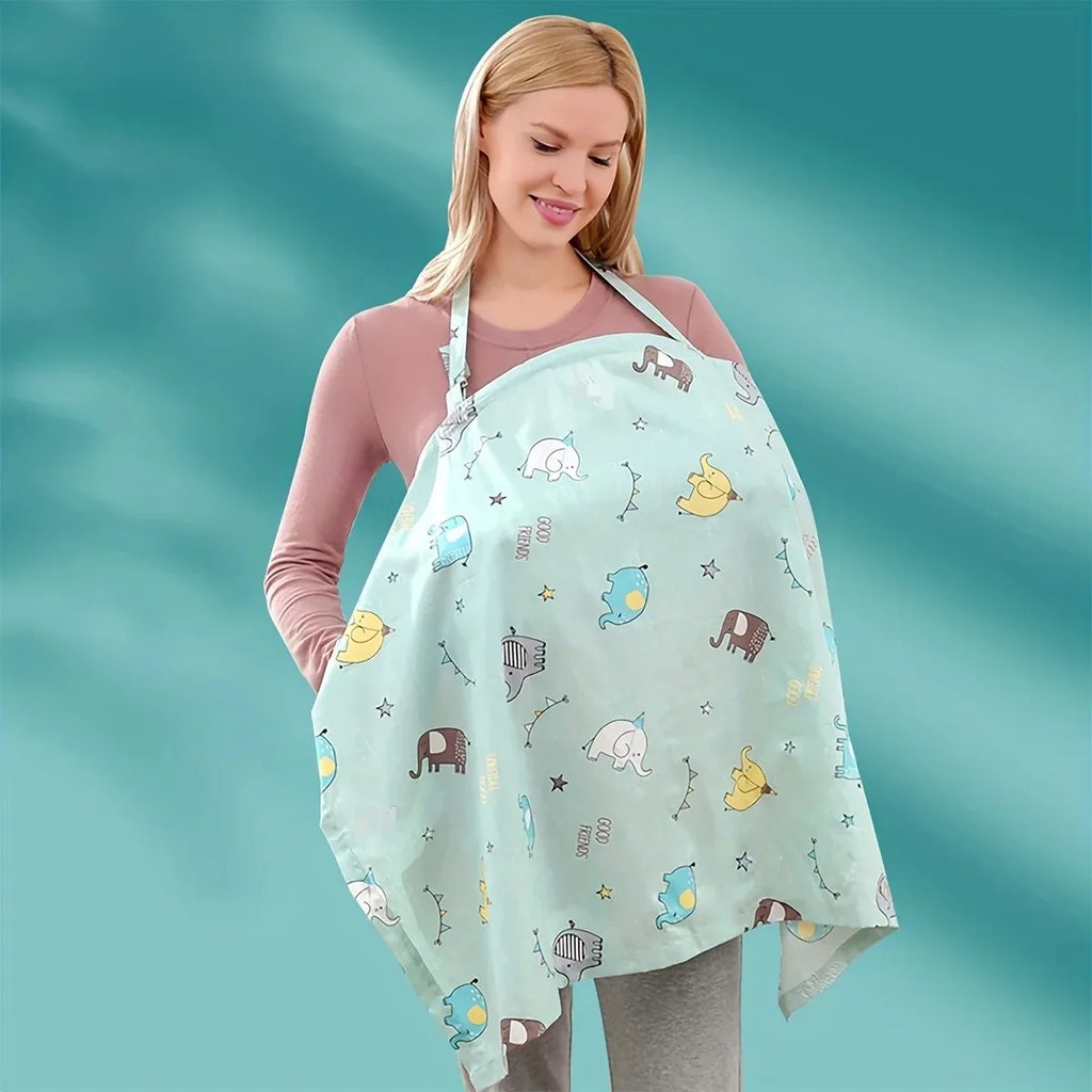 Lightweight Breathable Maternity Nursing Cover Scarf for Breastfeeding Stroller And Car Seat Cover Universal Fit Nursing Apron