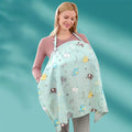 Lightweight Breathable Maternity Nursing Cover Scarf for Breastfeeding Stroller And Car Seat Cover Universal Fit Nursing Apron