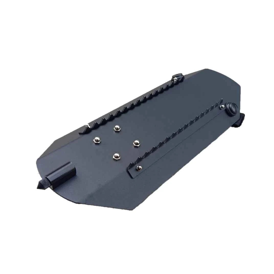 Self Defense Shield With LED Light Antiriot Personal Security Protection Equipment Safety Supplies Window Broken Aluminium Alloy