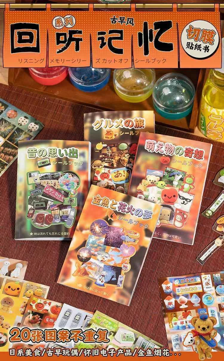 20 pcs Cartoon Sticker Books Journal Planner Decorative DIY Scrapbooking Sticker Laptop Student Korean Stationery Sticker Gift