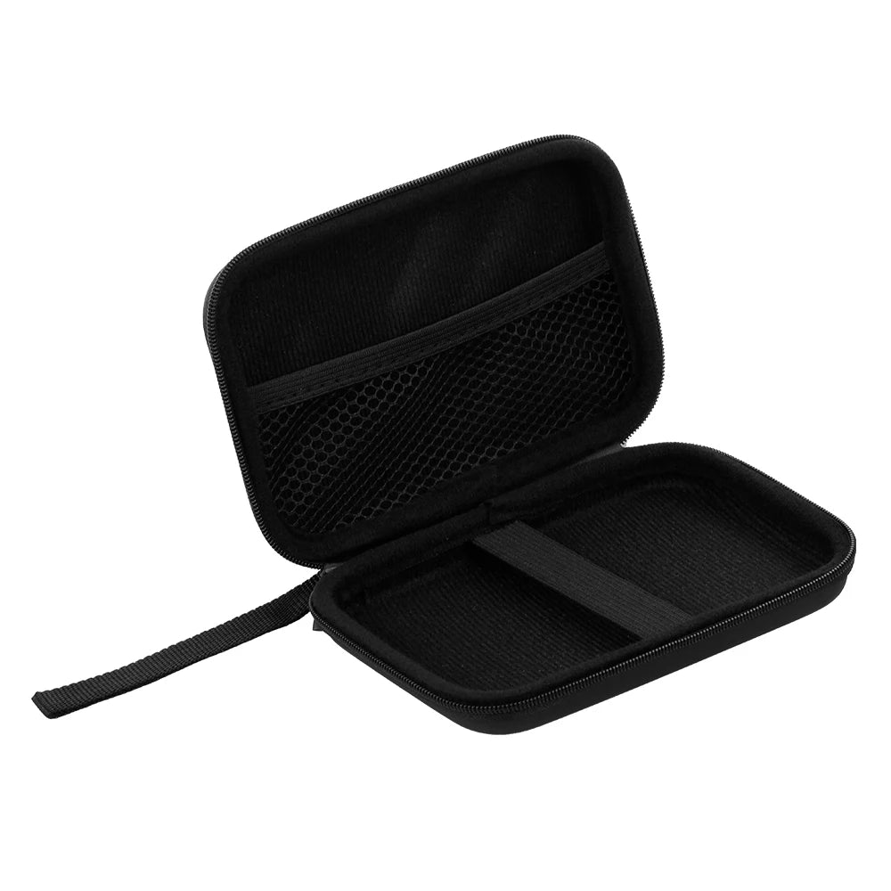 2.5in HDD with Mesh Pocket and Soft Inner Fabric Carrying Case External Hard Drive Disk Case Shockproof EVA Case for Office Use