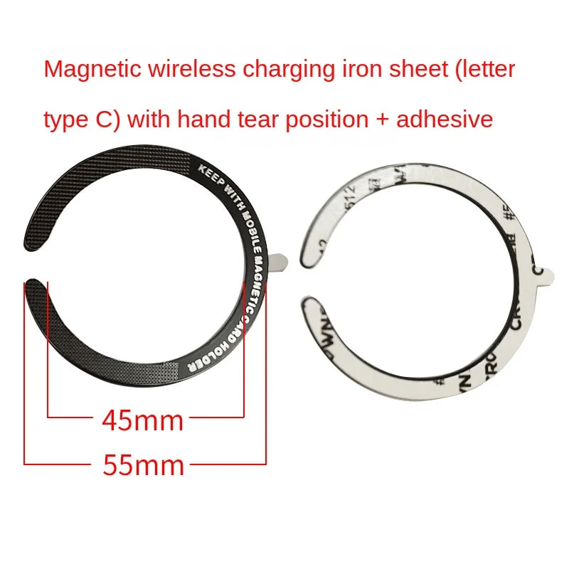 Magnetic Metal Plate For Car Phone Holder Universal Iron Sheet Disk Sticker Mount Mobile Phone Magnet Stand For IPhone