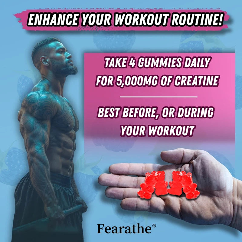 Creatine Monohydrate Gummies – Muscle Growth & Energy