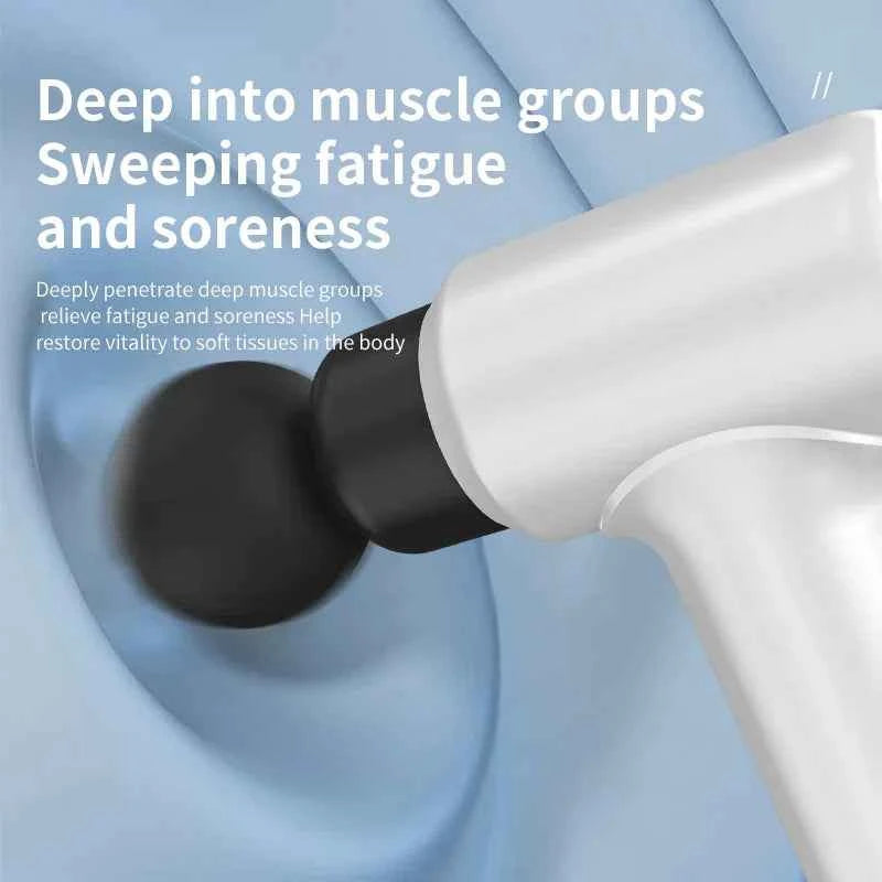 Massage Gun With Extended Handle – Deep Tissue Relief
