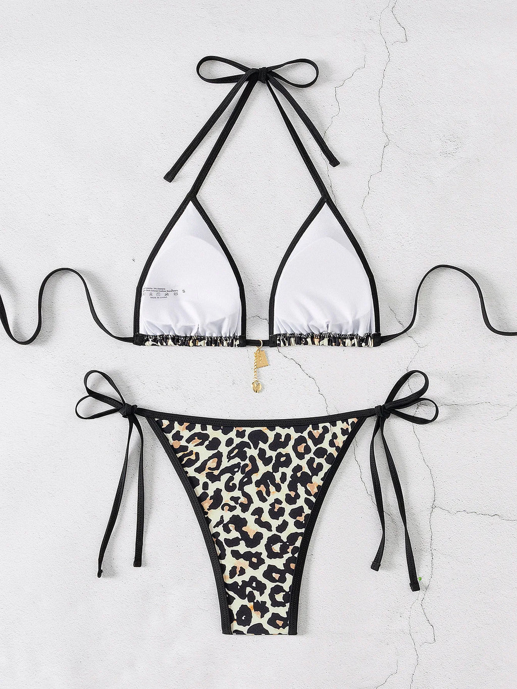 "2026 New Triangle Bikini Set - Floral Print Push Up Swimsuit & Brazilian Bottoms"