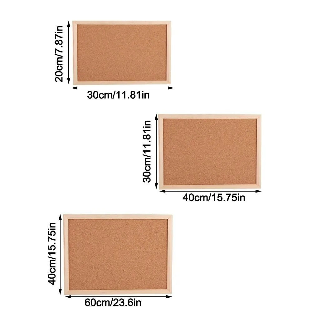 Home Decor DIY Cork Display Panel Soft Wood Cork Board Decorative Hanging Photo Background