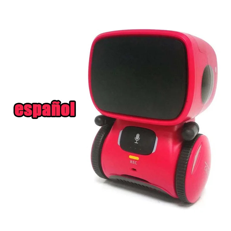 Es-Red Color Interactive Voice Control Smart Toy Robot For Kids