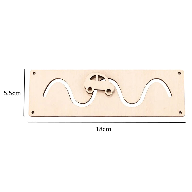 Kids Busy Board DIY Accessories Baby Activity Fine Motor Skills Learning Games Montessori Sensory Toys Early Education Busyboard