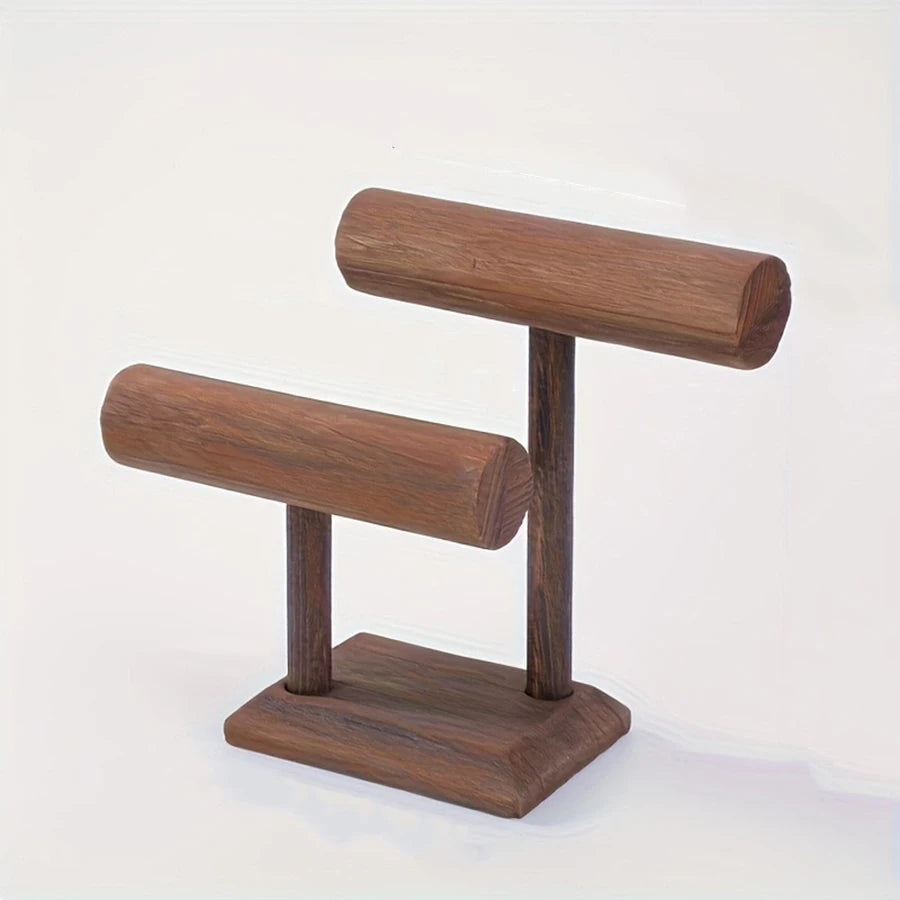Watch Holder Stand Wooden Watch Display Tower Jewelry Organizer for Bracelets and Necklaces Watch Holder Organizer