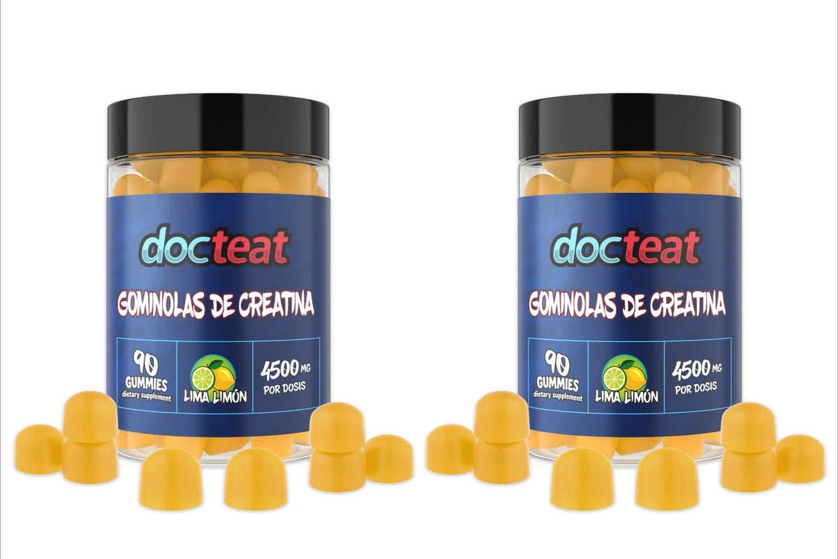 2bottles 180capsules Package Creatine Monohydrate Gummies – Lime Lemon, 90 Count