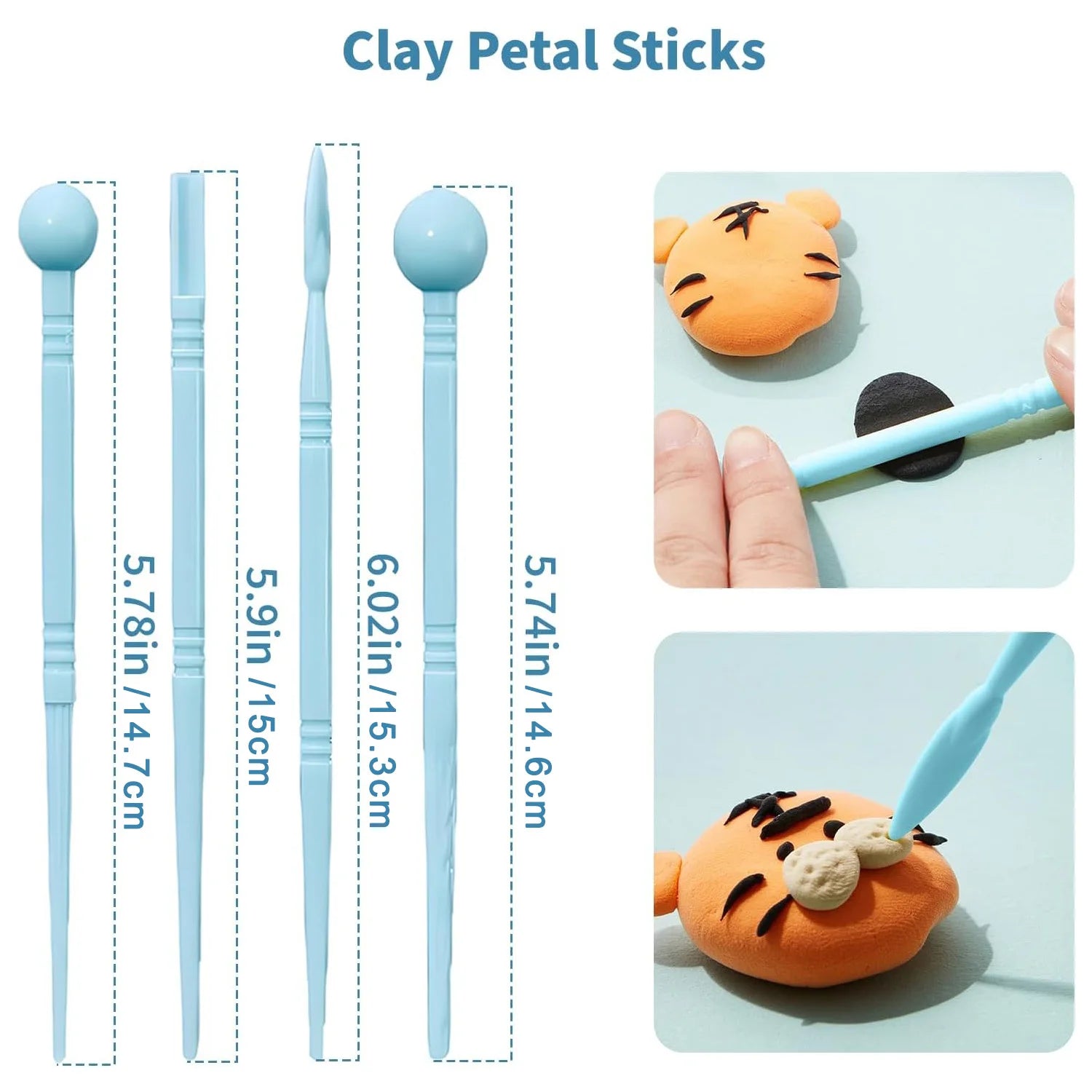 25PCS Clay Tools Kit for Sculpting and Pottery Includes Polymer Clay Tools Sculpting Tools Clay Carving Tools Pottery Tool Kit