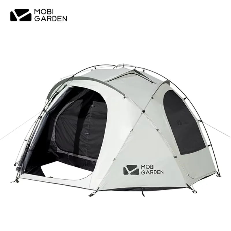 MOBI GARDEN Ground Cloth for Royal Castle Tent 150D Oxford Cloth Camping Accessories 365*365cm Footprint Floor Mat Outdoor Tools