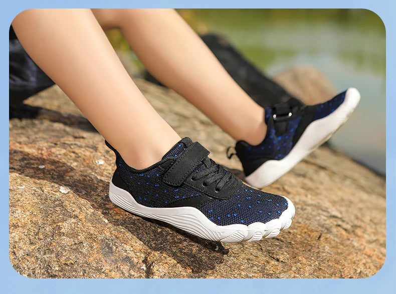 Kids Barefoot Shoes Boys Girls Sneakers Aqua Shoes Naturally Splay Shoes Wide Toe Water Quick Dry Beach Shoes Sports Swimming