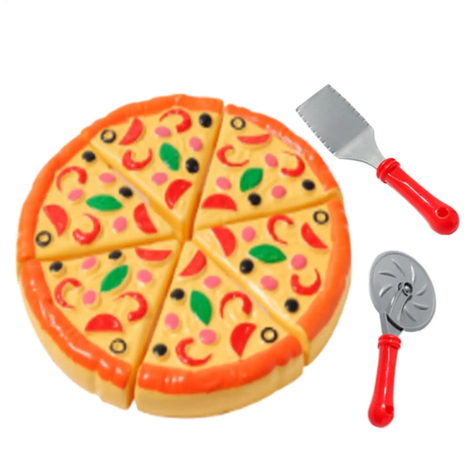 Kids Pizza Cutting Toy Simulation Plastic Pizza Dinette Child Toy Kitchen Pretend Play Food Cooking Kitchen Toys For Kids
