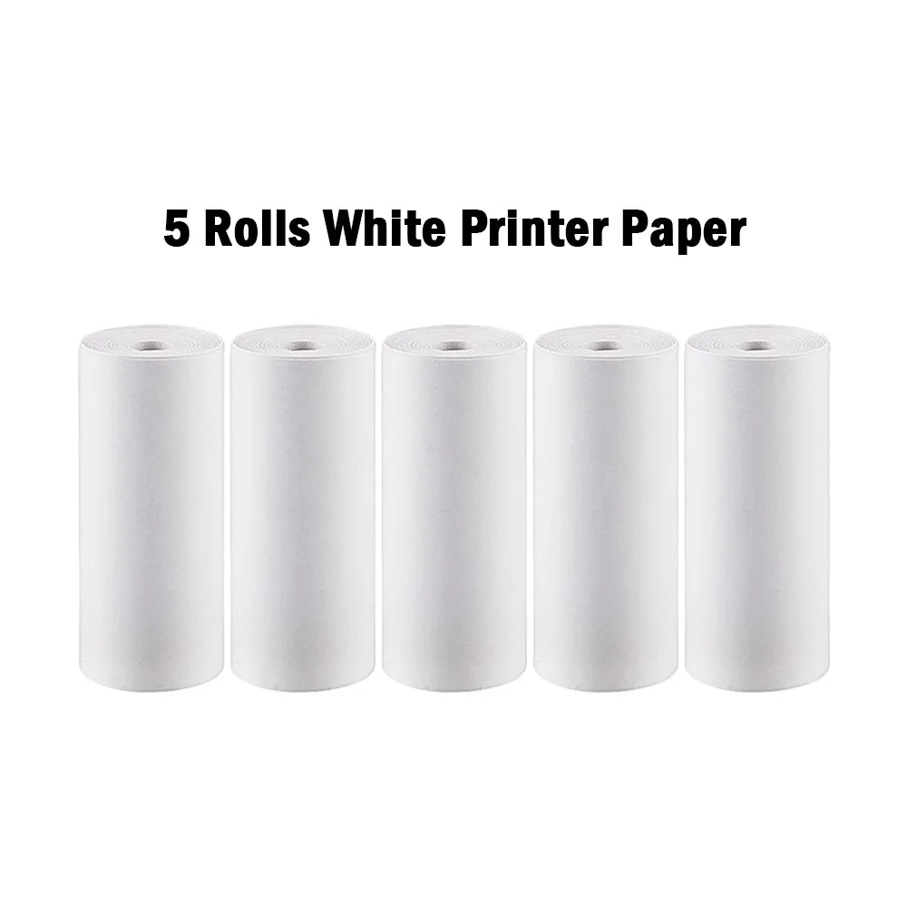Mini Printer Thermal Paper Label Sticker Colorful Adhesive Self-adhesive Paper For Wireless Bluetooth Photo Inkless Printer 57mm