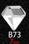 100PCS B41-80 Flat Bottom Special-Shaped Drill  Crystal Sleek Rhinestone 3D Manicure Nail Art Decoration Charms Jewelry