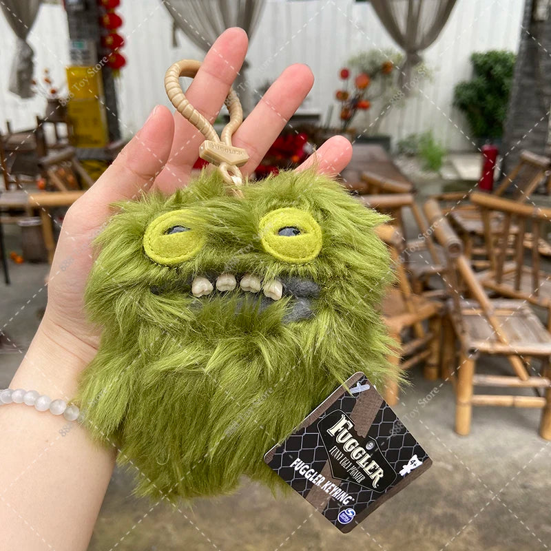 Original Fuggler Plush Keychain Ugly Monster Screech Munch Rabid Rabbit Wide Eyed Weirdo Annoyed Alien Stuffed Peluche Toys