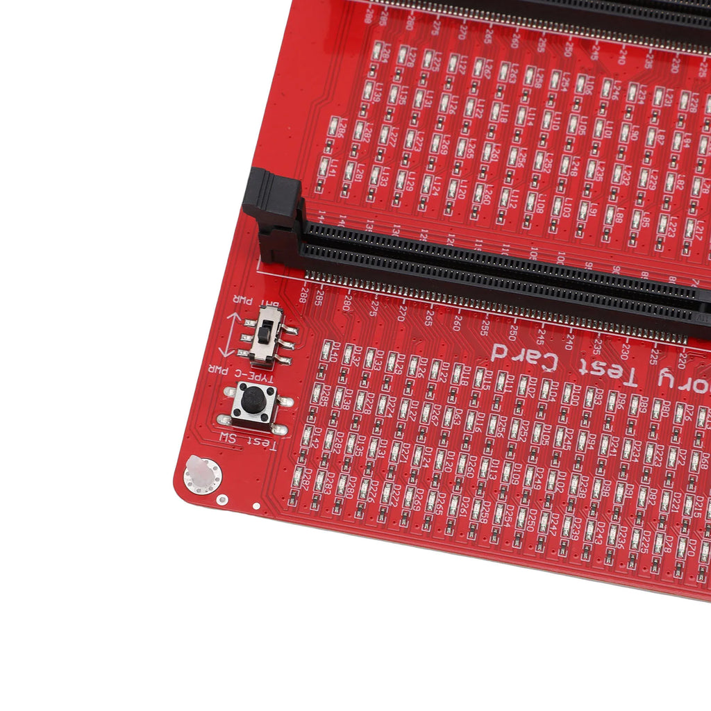 4 in 1 RAM Memory Tester Card Desktop Computer DDR3 DDR4 DDR5 UDMM DDR5 RDIMM Diagnostic Analyzer with Light