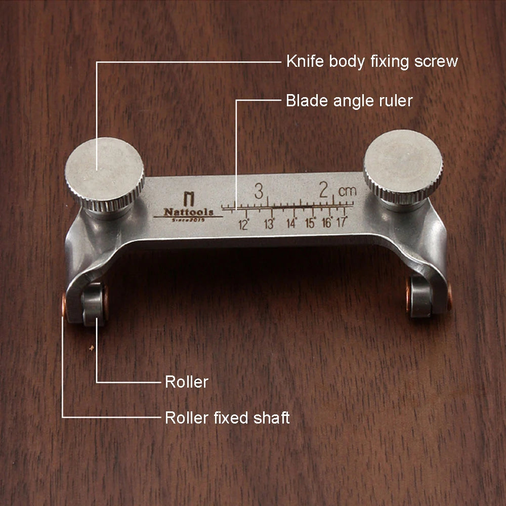 Nattools Fixed Angle Sharpening Tool Holder Sharpener Grinder Leather Knife Grinding Auxiliary Tools DIY Leathercraft