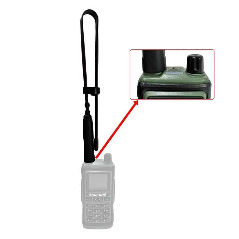 Foldable CS Tactical Antenna SMA-Female High Quality Walkie-Talkie Antenna For Baofeng UV-5R BF-888S UV-16 Quansheng UV K5 UV K6