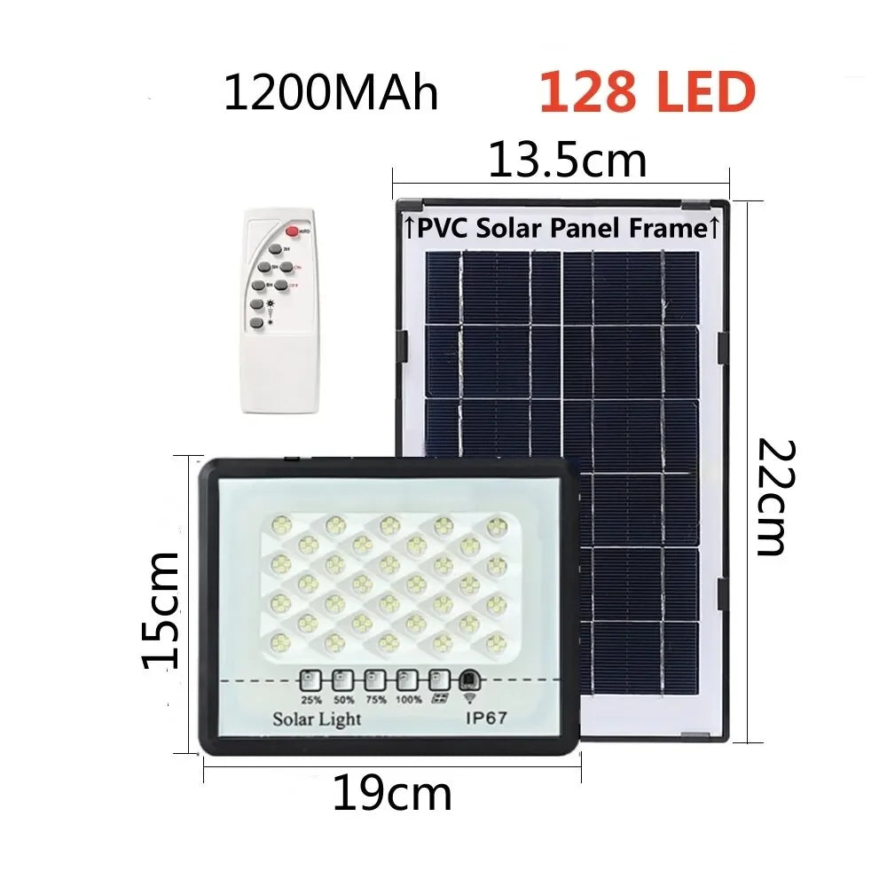 LED Solar Garden Lights Outdoor Waterproof IP67 Reflector Spotlight Emergency Wall Lighting for Garden Buildings
