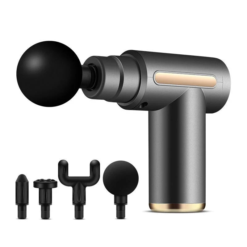 Fascia Gun Massager Instrument Portable Electric Vibrating Muscle Relaxation Tool for Sports Recovery Multifunctional
