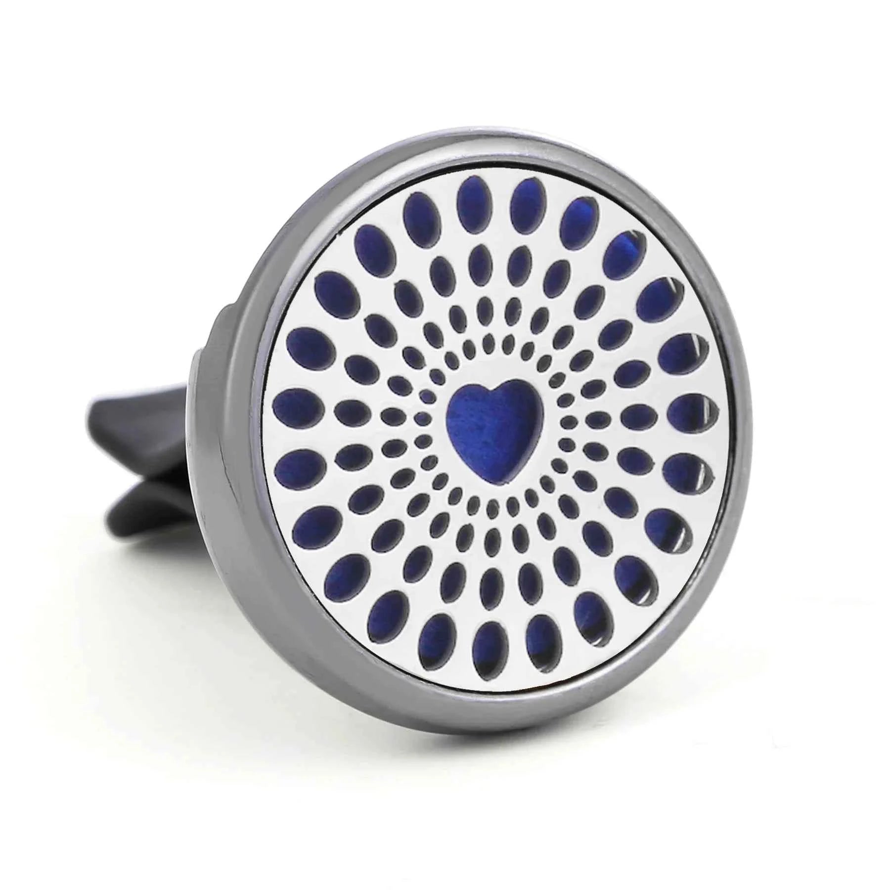 1PC Refillable Car Air Freshener Perfume Diffuser Clip with 10pcs Pads Auto Vent Interior Aromatherapy Diffuser