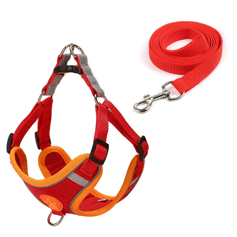 No-Pull Reflective Dog Harness with Soft Breathable Mesh