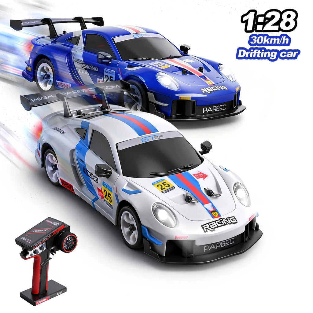 WLtoys 1/28 RC Drifting Car 284191 284019-A Upgraded Gyro 4WD High Speed Radio Control Model 2.4G Drift Racing Vehicle Mini Gift