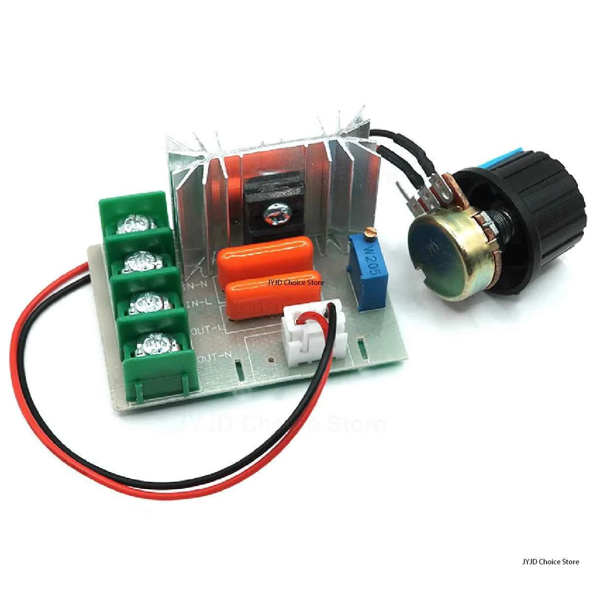 Voltage Regulator 2000 Watt AC 50 - 220 Volt Dimmer SCR Power Regulator Motor Speed Controller Home Improvement Regulators 2000W
