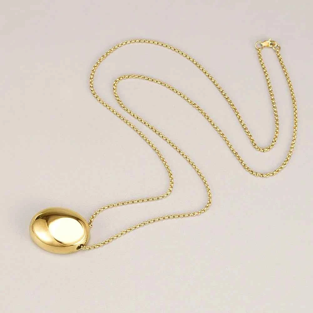 L248 Factory wholesale water drop geometric ins style individual minimalist light luxury sweater chain necklace available for co